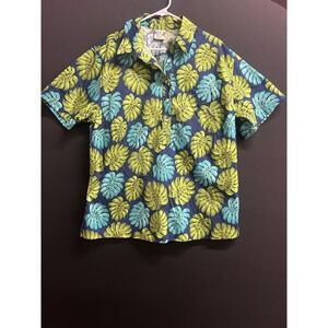 go barefoot hawaiian shirt pullover Mens 2XL Printed